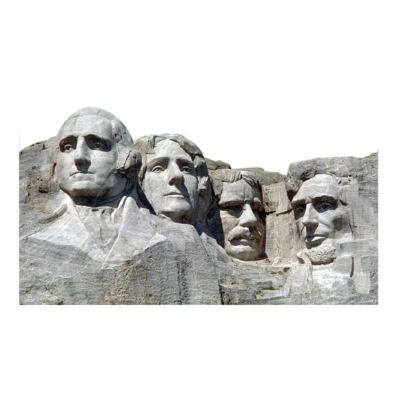 Mount Rushmore Building Cardboard Cutout Life Size, 6 Feet