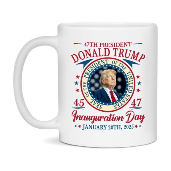 Trump Mug, 2025 Trump Presidential Coffee Cup, Maga Gift In 11Oz Or 15Oz Sizes