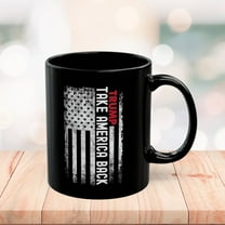 Trump Mug Take America Back MAGA Black Coffee Mug 11oz or 15oz Ceramic Cup