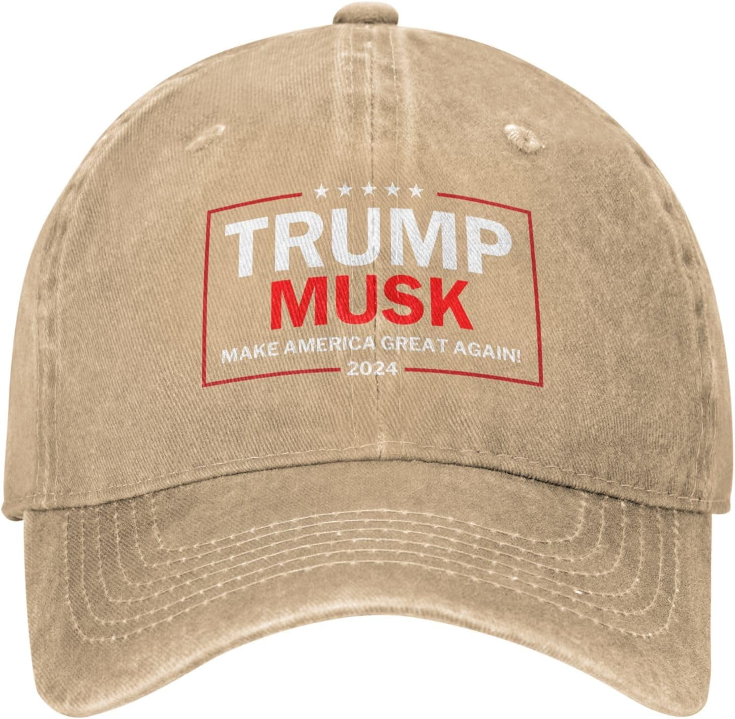 TrumpMusk 2024 Hat Trump Save America Again Hat TrumpVance 2024 Fashion Adjustable Caps for