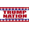 thumbnail image 1 of Trump Nation May God Bless Our President RWB Vinyl Decal Bumper Sticker, 1 of 1