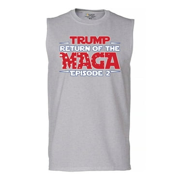 Trump Return of the MAGA Episode 2 Muscle Shirt 2 Terms Donald Trump 47th President Republican Rally Red Wave Men's