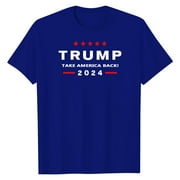 SAFEYDADDY Trump Shirt 2024 New Fashion Shirt, Women and Men Shirt TRUMP 2024 TAKE AMERICA BACK T-Shirt, Donald Trump Top Mr. President Shirt Political Shirts