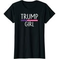thumbnail image 1 of Trump T Shirt For Women: Donald Trump Girl 2020 T-shirt Casual Graphics Tops Summer Gift Tee Black 4X-Large, 1 of 3