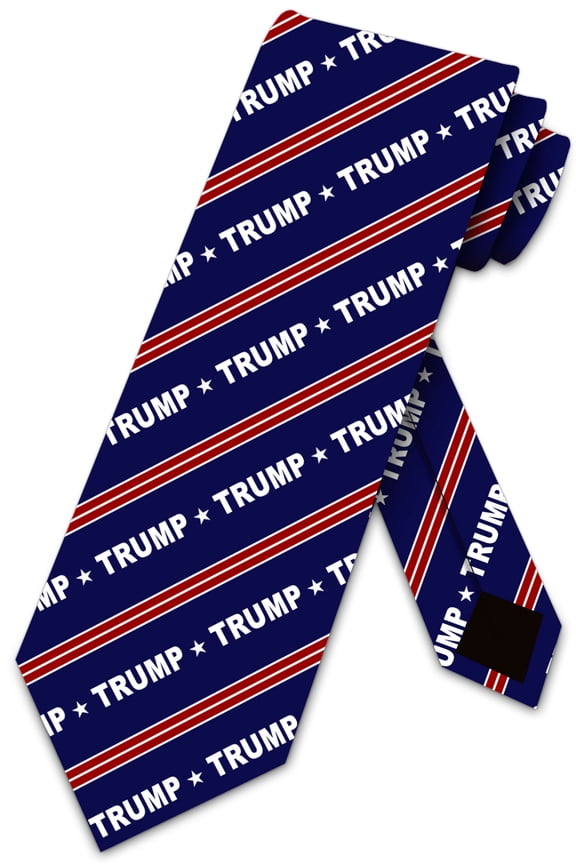 Trump Ties MAGA Necktie Patriotic Tie USA Neckties by Three Rooker