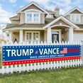 Trump Vance 2024 Banner 120" x 20" Decorations Make America Great Again