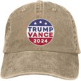 Trump Vance 2024 Baseball Hat Classic Fashion Trump J.D. Vance 2024 JD