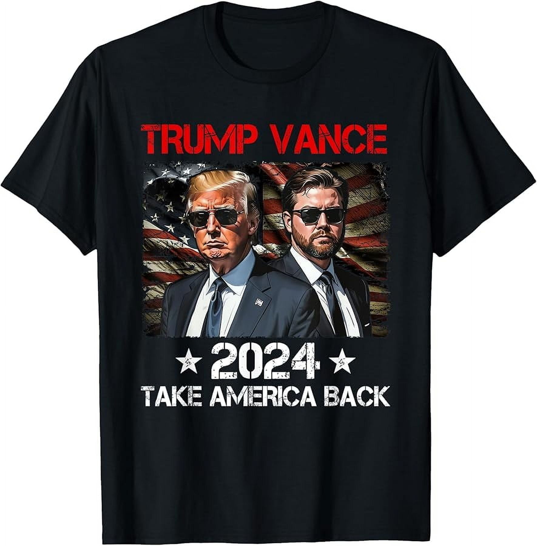Trump Vance 2025 Donald Trump J.D. Vance Take America Back TShirt