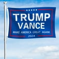 Trump Vance 2024 Flag 3x5 FT Donald Trump 2024 Flag Banner Garden