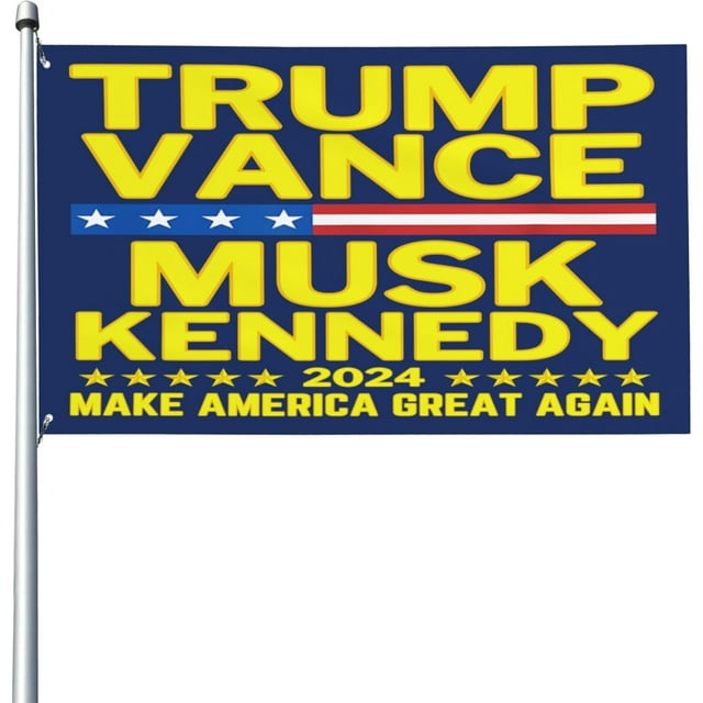 Trump Vance 2024 Flag 3x5 Musk Kennedy Make America Great Again Trump