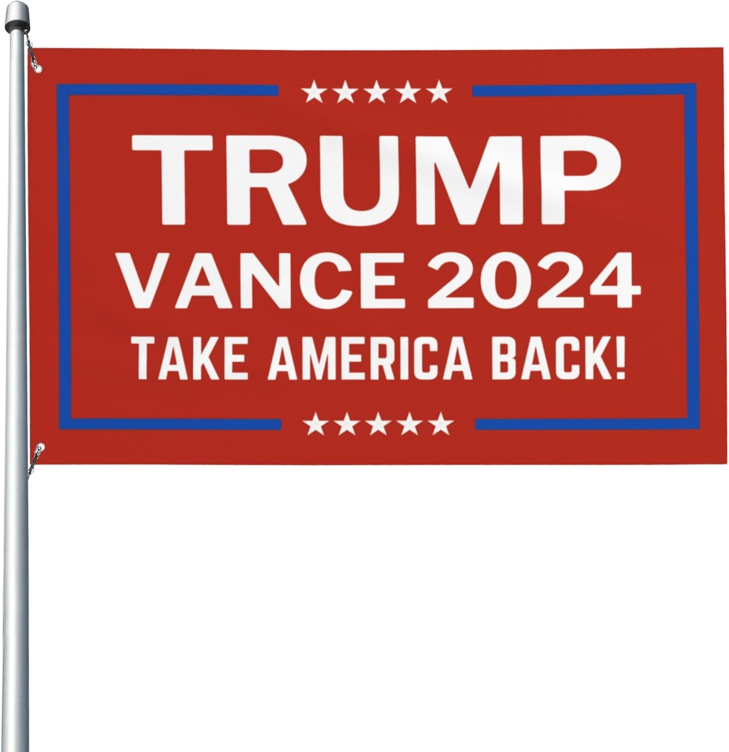 TrumpVance 2024 Flag 3x5 Red Donald Trump 2024 President J DVance Ake
