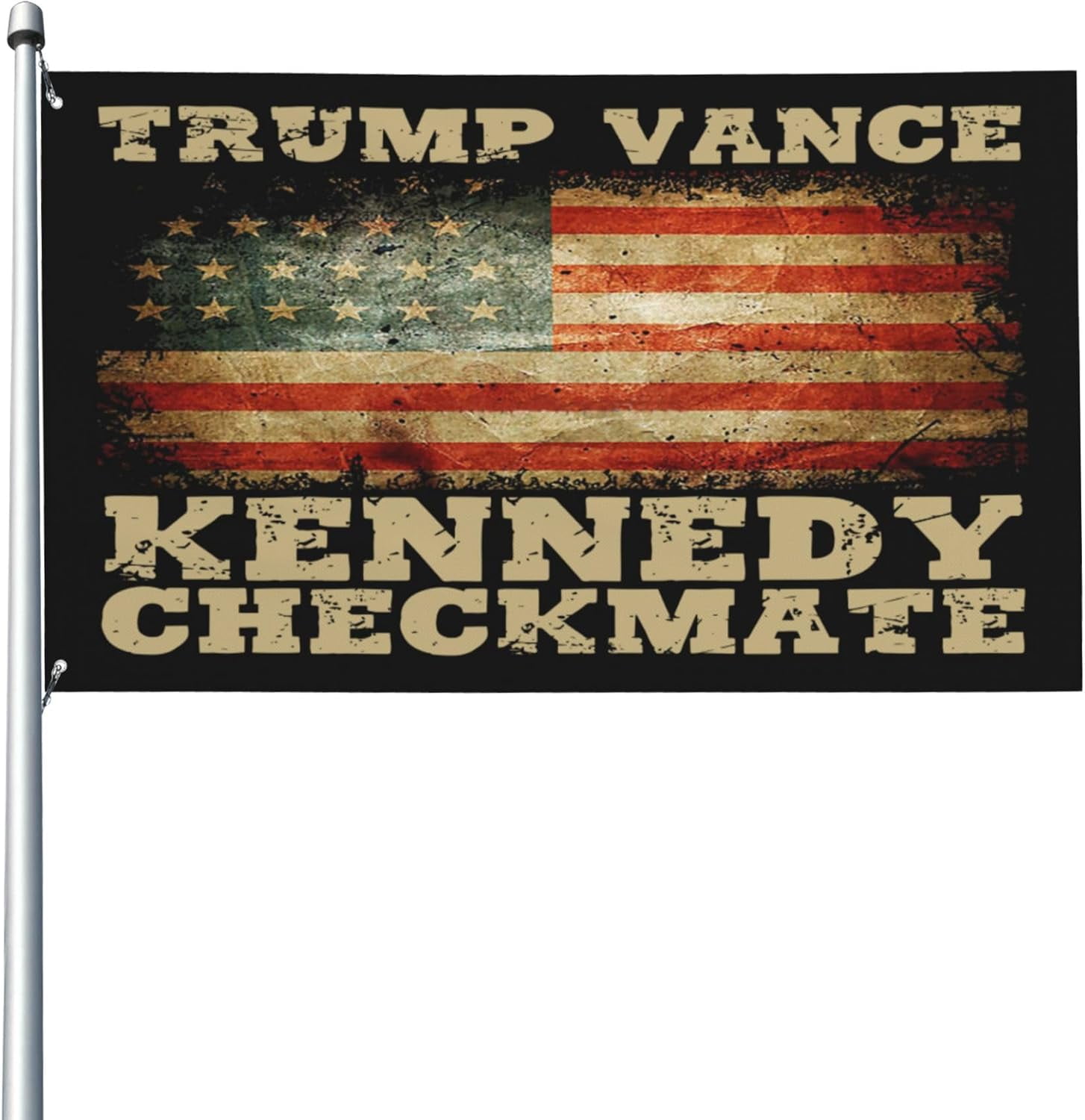 Trump Vance 2024 Flag 3x5 Trump Vance Kennedy Checkmate Flag 3x5 Ft