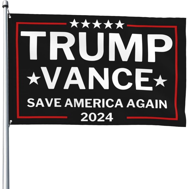 TrumpVance 2024 Flag 4x6 Outdoor Trump 2024 President J DVance Flags Banner for Outside Save