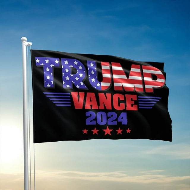 Trump Vance 2024 Flag Trump 2024 Flag 5x8 Double Sided, Outdoor Unique