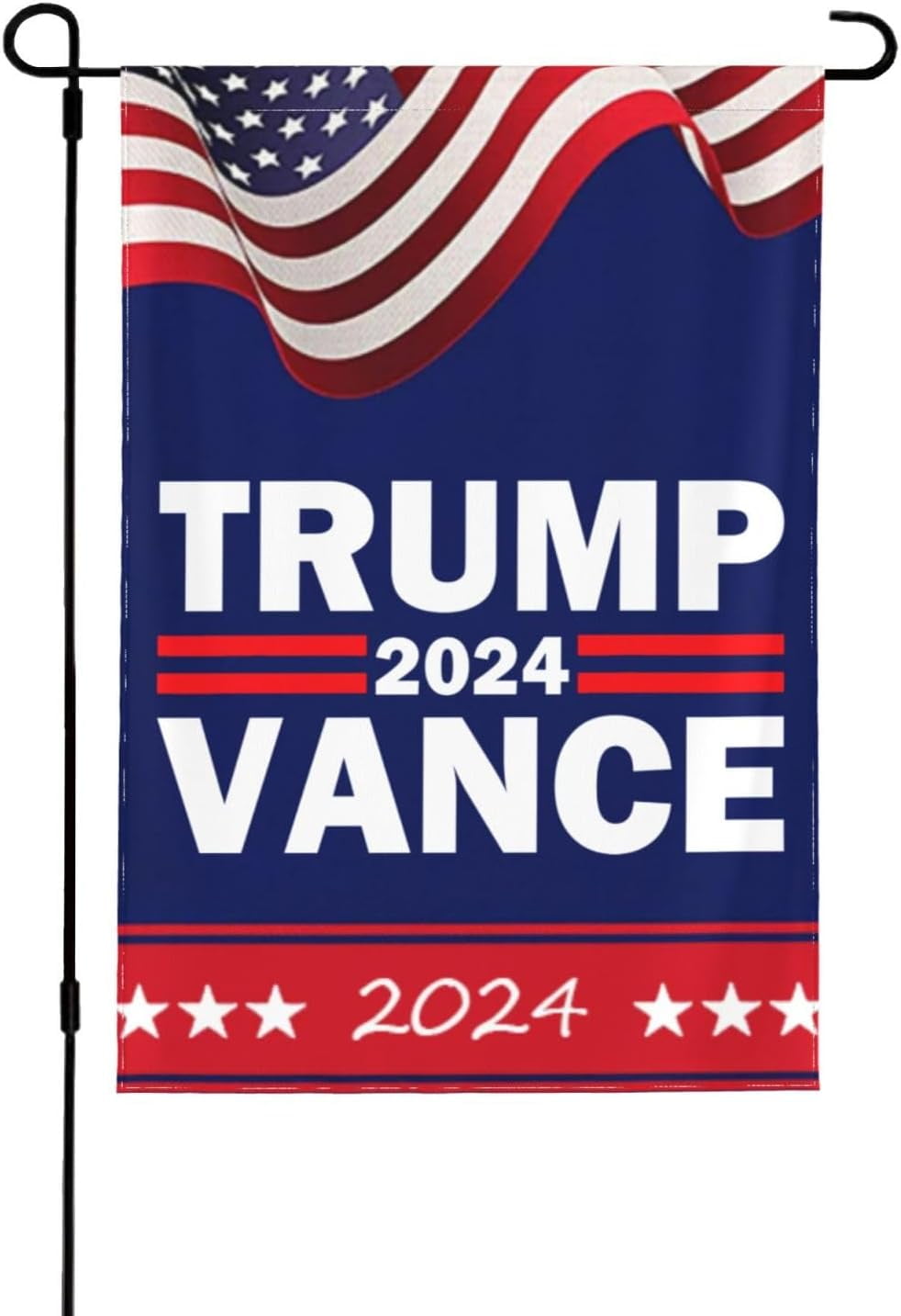 Trump Vance 2024 Flag Trump Vance 2024 Garden Flags Personalized Garden Flag 12 X18 Double