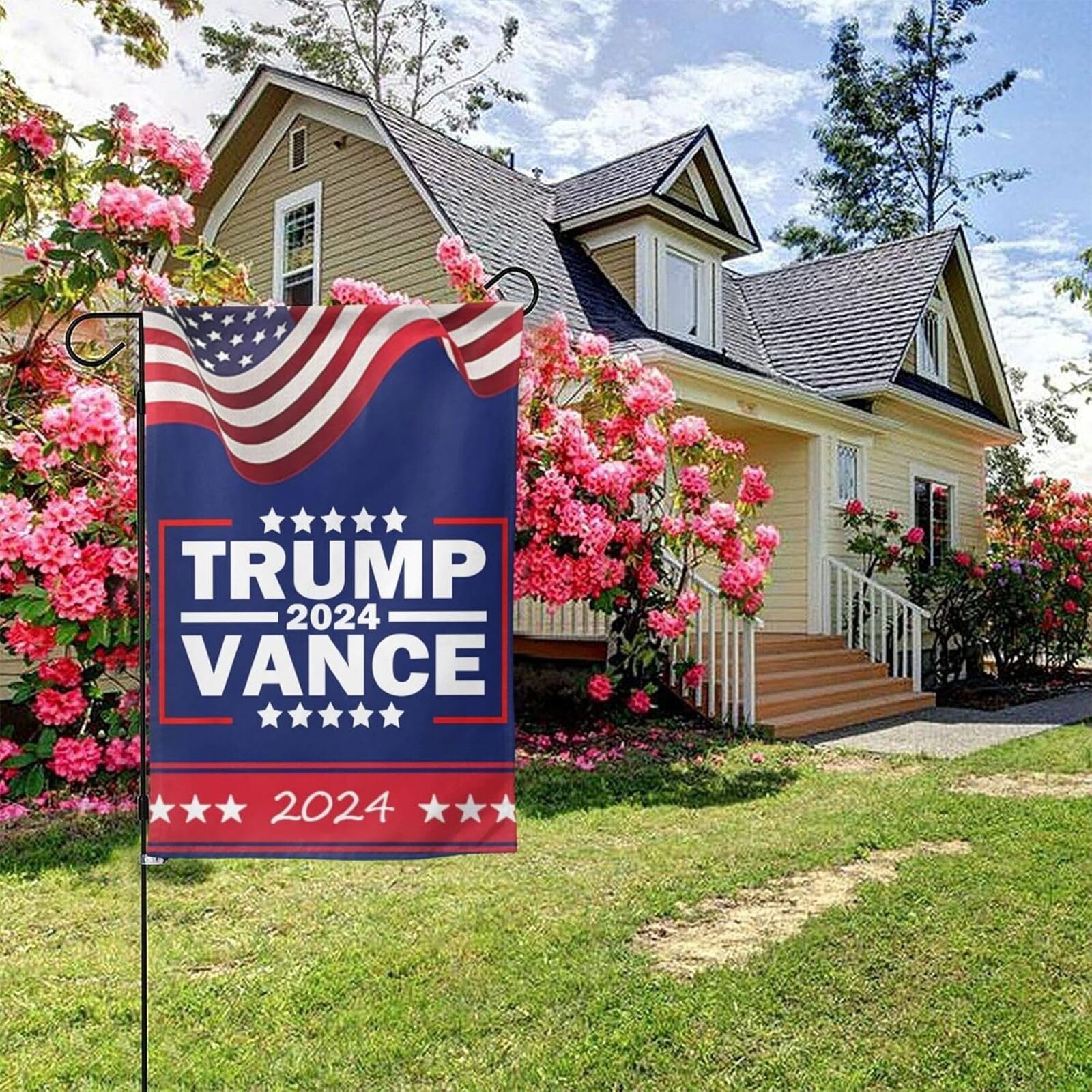 Trump Vance 2025 Flag, Seasonal Garden Flag for All Season, Trump