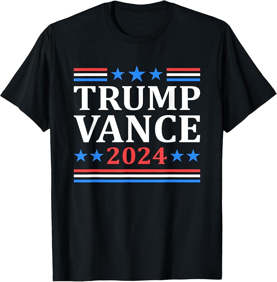 Trump Vance 2024 For President VP USA Election Patriotic TShirt