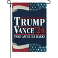 Trump Vance 2024 Garden Flag Vintage Yard Flag Yard Funny Garden Flags