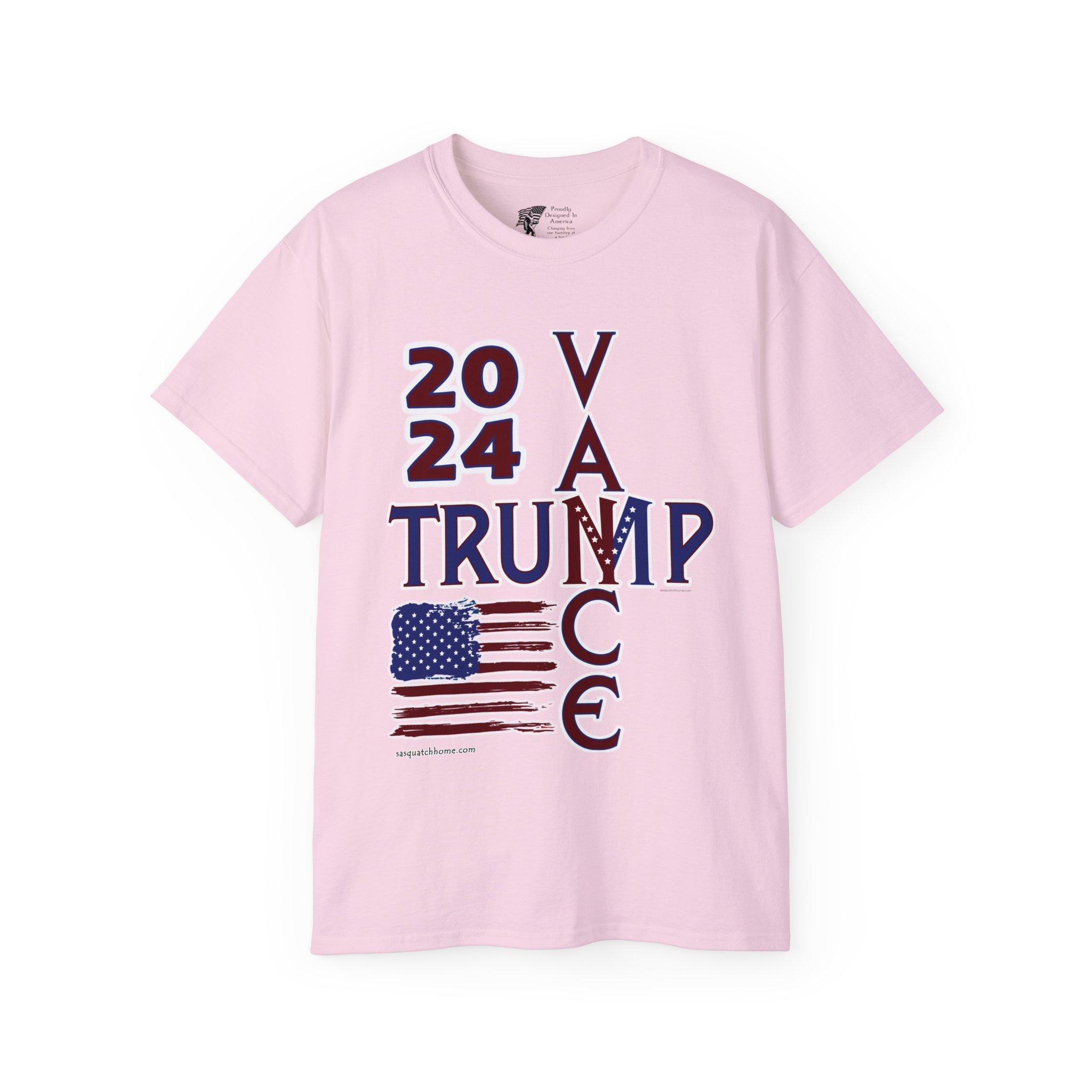 Trump Vance 2024 Logo Ultra Cotton Tee - Walmart.com