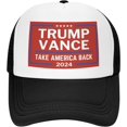 TrumpVance 2024 Mesh Hat Donald Trump 2024 President J DVance Ake
