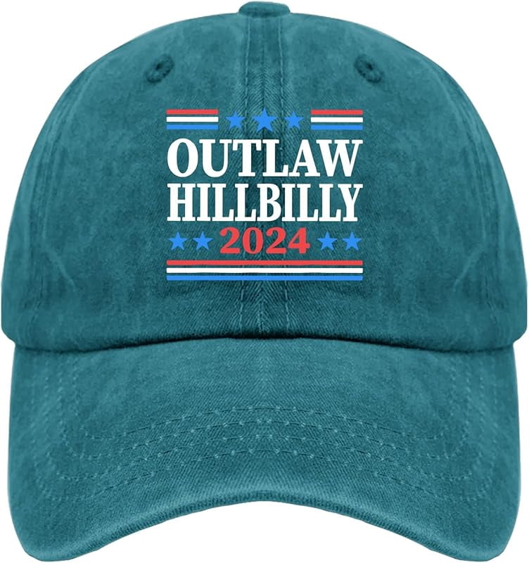 Pro47 'It's Gonna Take A Felons And A Hillbilly' Denim Baseball Cap - Adjustable Dad Hat