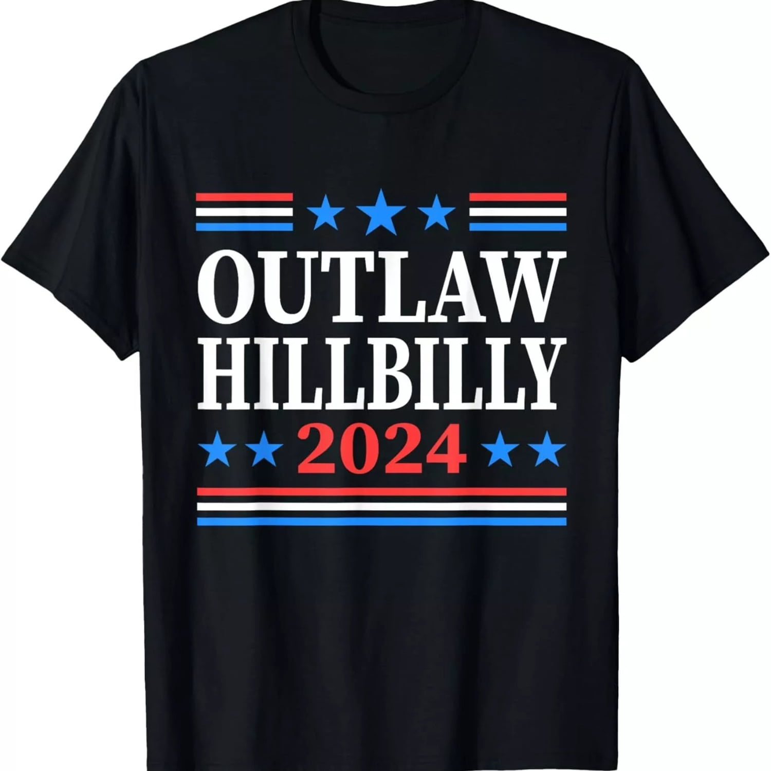 Trump Vance 2024 Outlaw Hillbilly Us Flag Vintage T Shirt