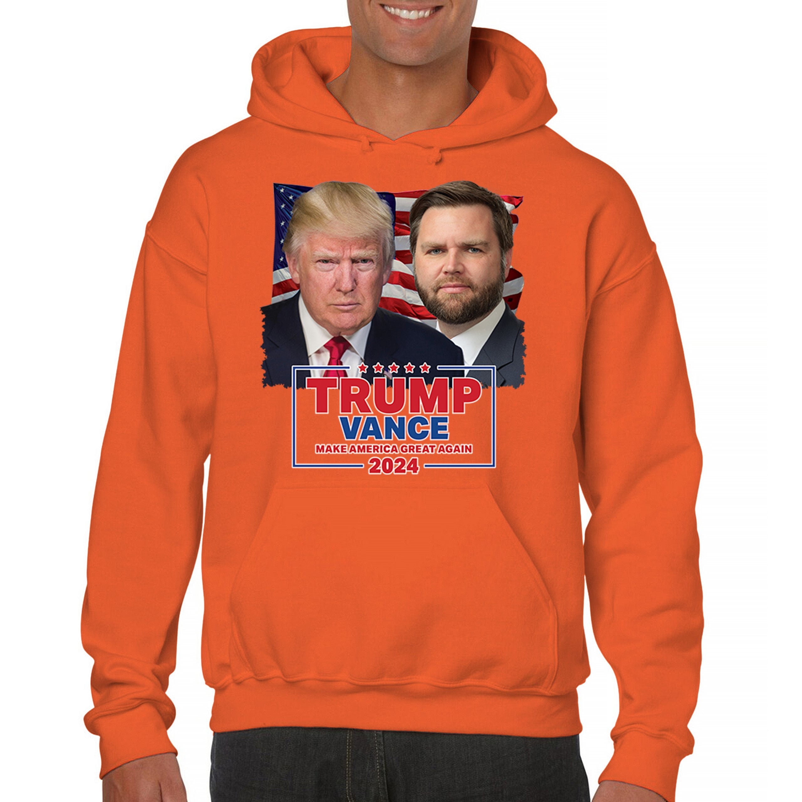 Trump Vance 2024 Portrait Sweatshirt MAGA Make America Great Again