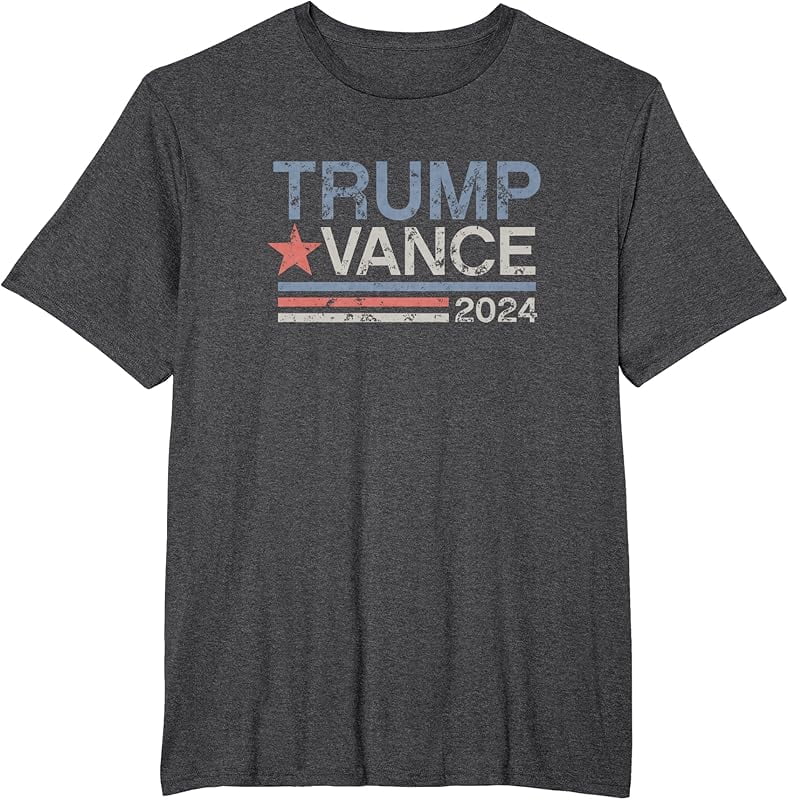 Trump Vance 2024 Retro Stripe Trump JD Vance TShirt