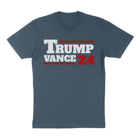 Trump Vance 2024 Shirt Unisex Small Indigo Blue