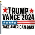 Trump Vance 2024 Take American Back Funny Flags Flag, 3x5 Flags(04)