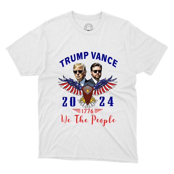 Trump Vance 2024 Tee We The People 1776 Presidential Election Unisex Printed T-Shirt