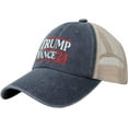 Trump Vance 2024 Trucker Hats Women Men Trump J.D. Vance 2024 JD Vance