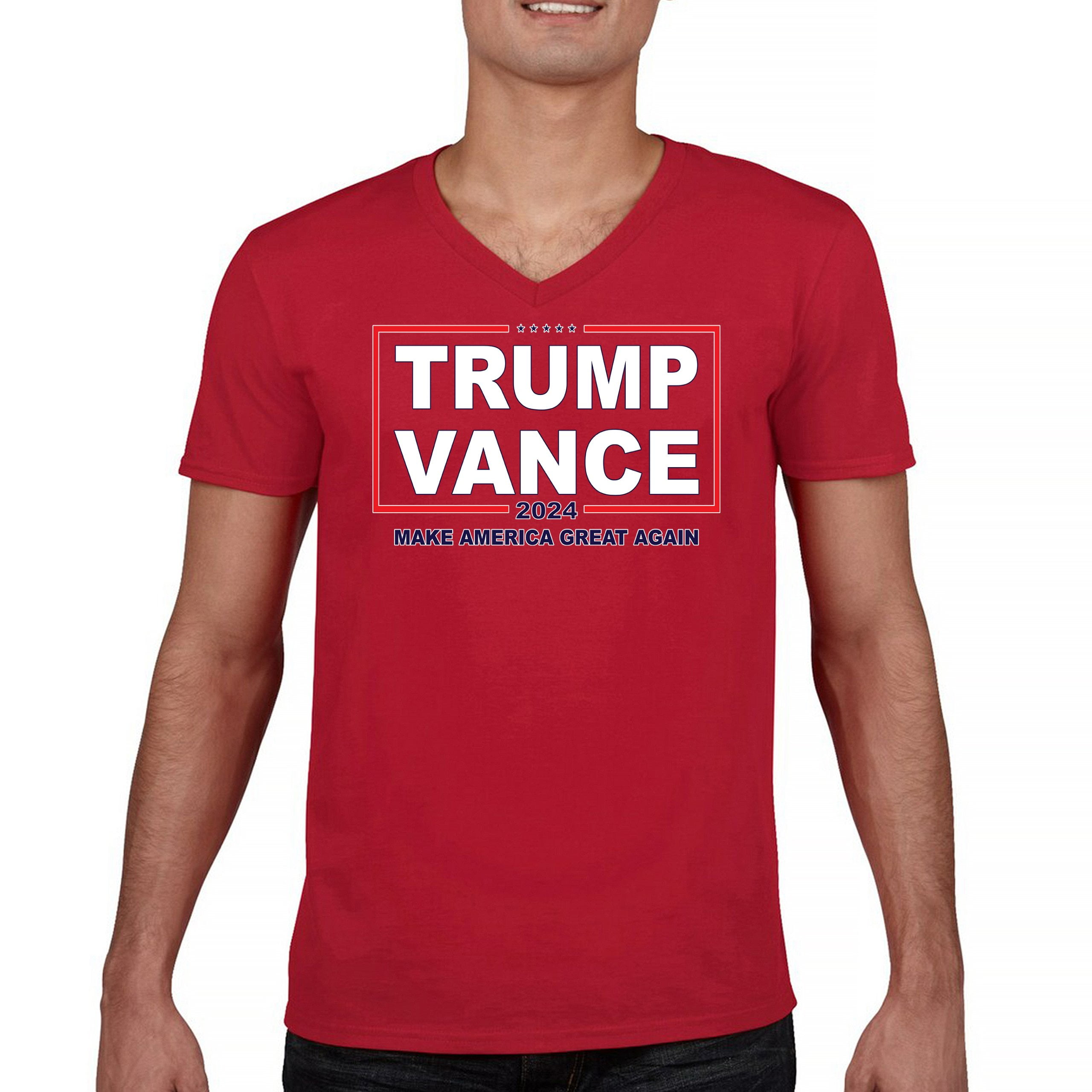 Trump Vance 2024 VNeck Tshirt JD Vance VP Vice President Pick Make