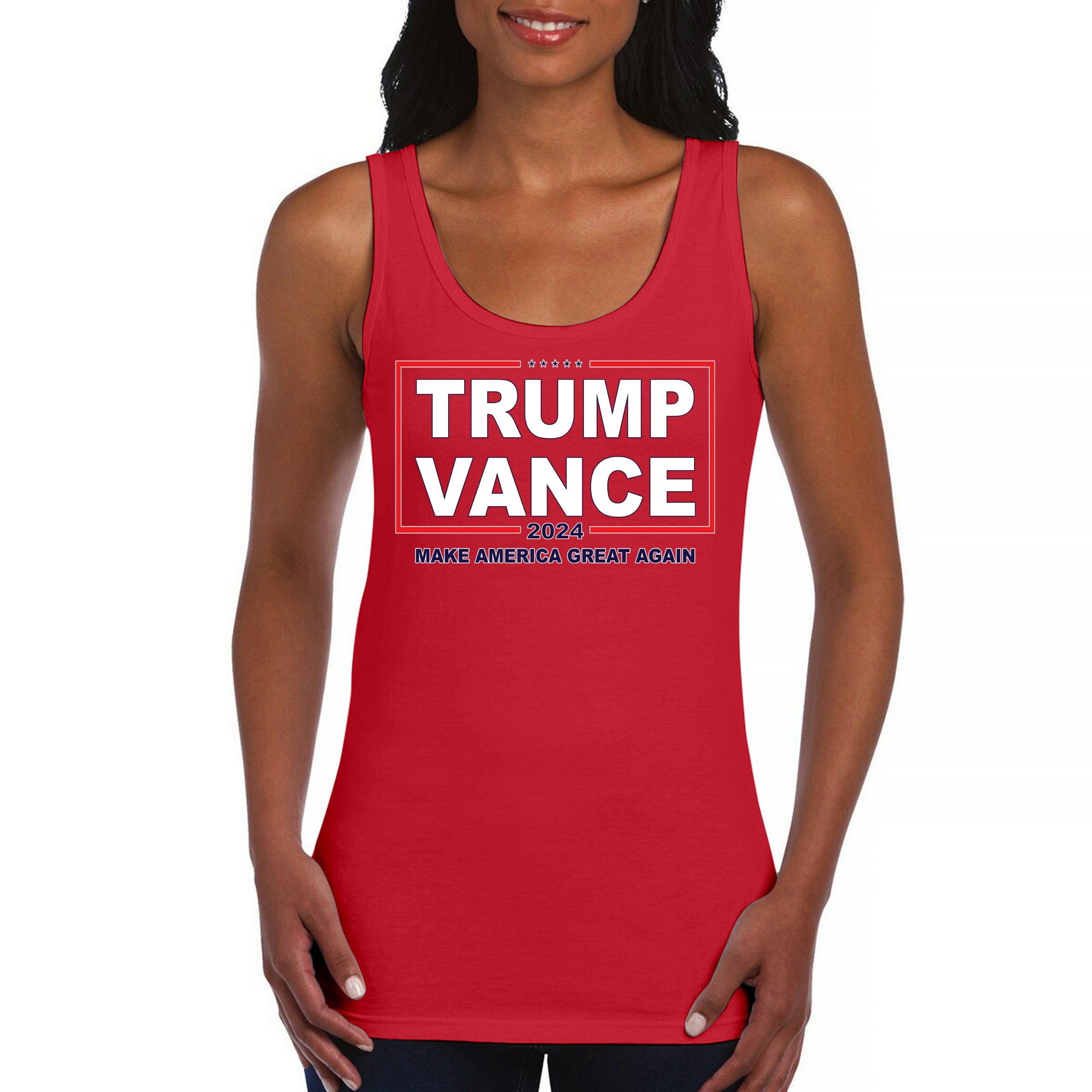 Trump Vance 2024 Women's Tank Top JD Vance VP Vice President Pick Make America Great Again Vote