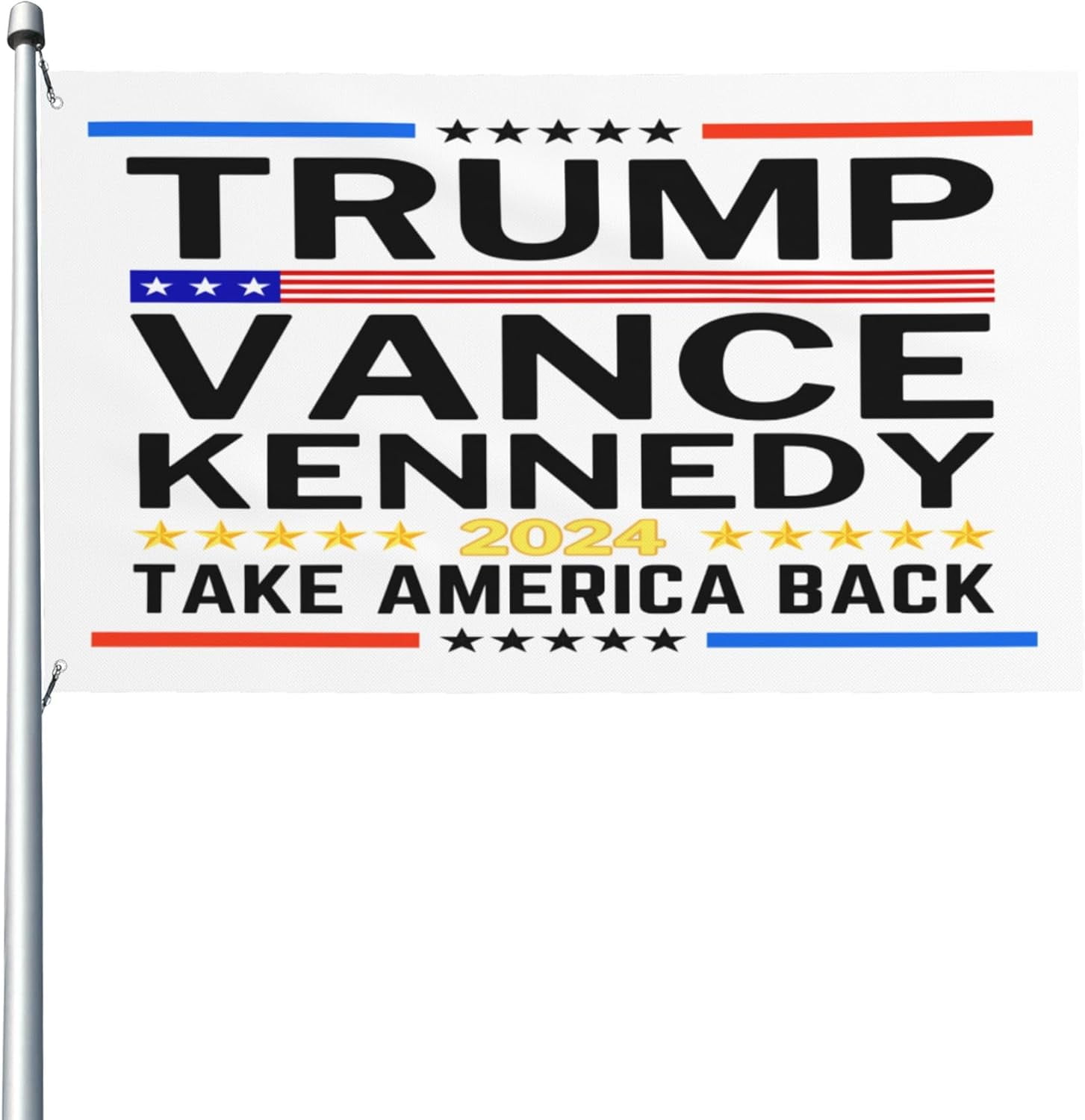 Trump Vance Kennedy 2024 Flag 3x5 Vote Republican Save America Flag Pro