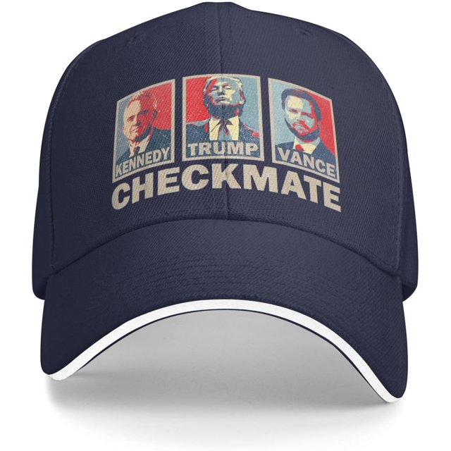 Trump Vance Kennedy Checkmate 2024 Baseball Cap Trucker Hat