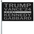Trump Vance Kennedy Gabbard 2024 Flag 3x5 Dark Trump 2024 For President