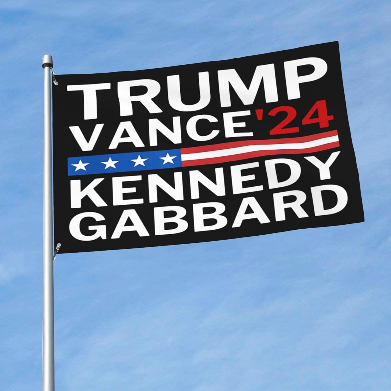 Trump Vance Kennedy Gabbard 2024 Flag 3x5 Trump 2024 For President 47