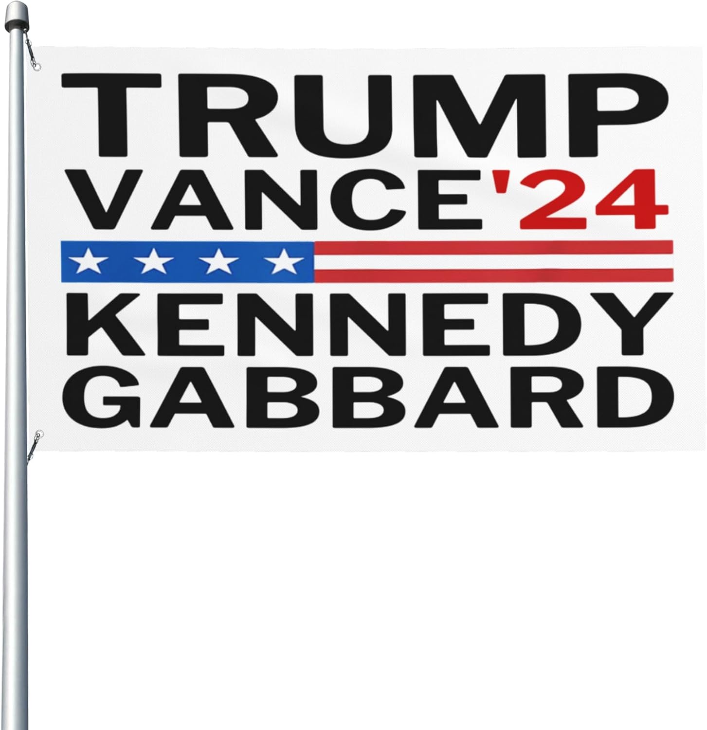 Trump Vance Kennedy Gabbard 2024 Flag 3x5 Trump 2024 For President 47