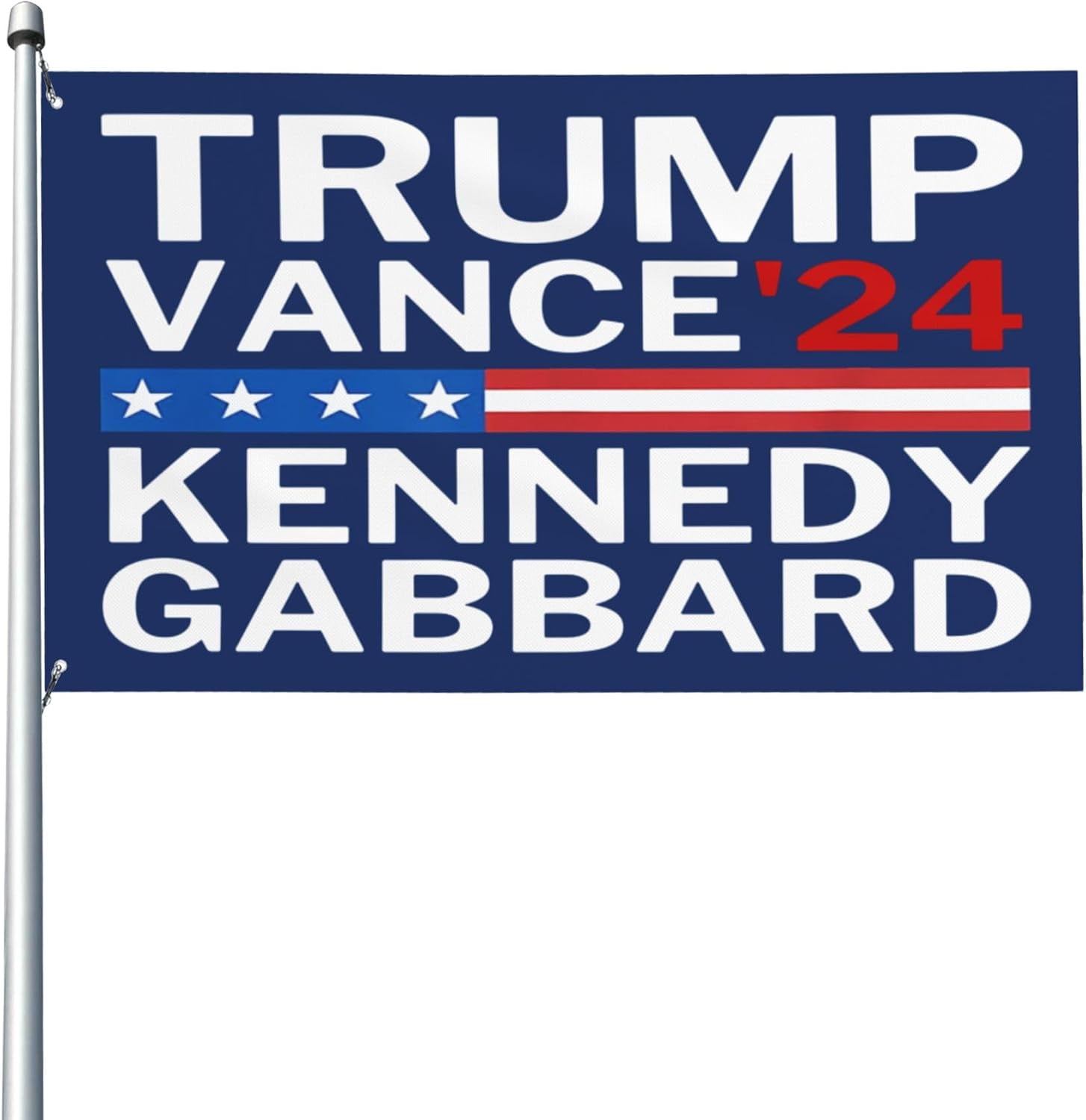 Trump Vance Kennedy Gabbard 2024 Flag 3x5 Trump 2024 For President 47