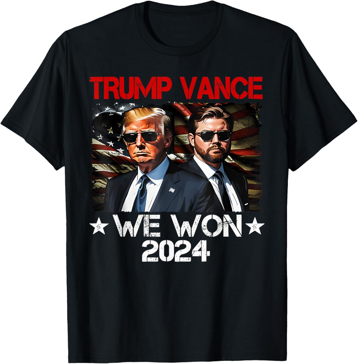 Trump Vance We Won Win Inauguration Day 2025 47th President TShirt