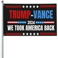 Trump Vance Won flag 2024 President 47th Victory We Took America Back