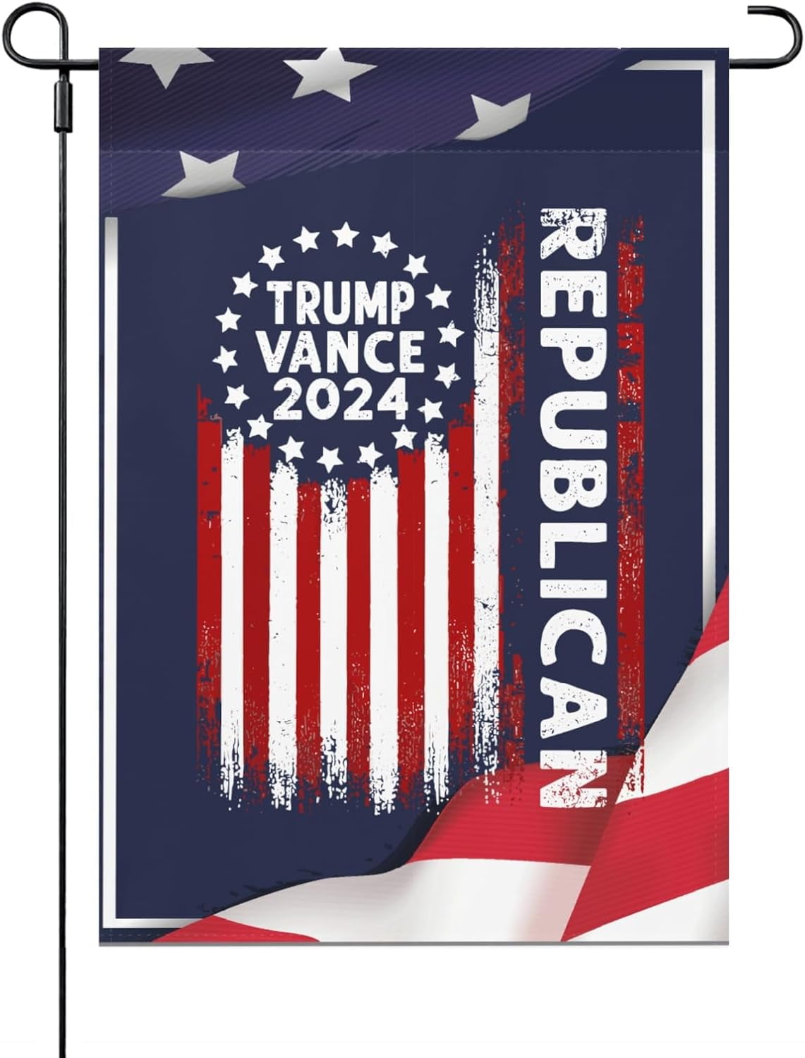 Trump Vances 2024 US Flag Republican 2024 President Election Yard Flags