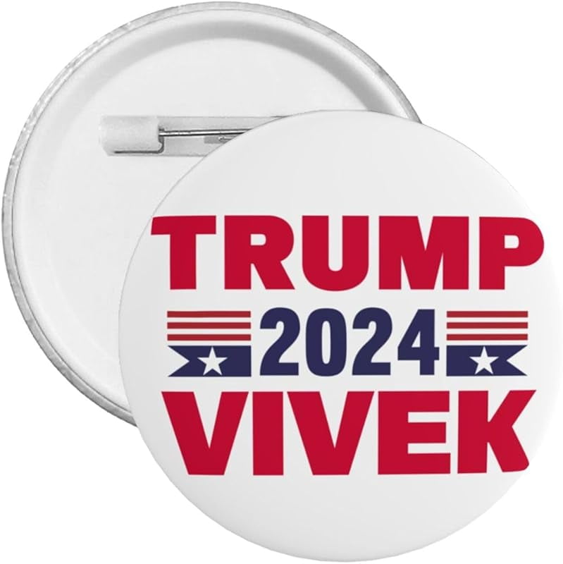 Trump Vivek 2024 Button Pins Trump Vivek 2024 President Pin Trump Vivek