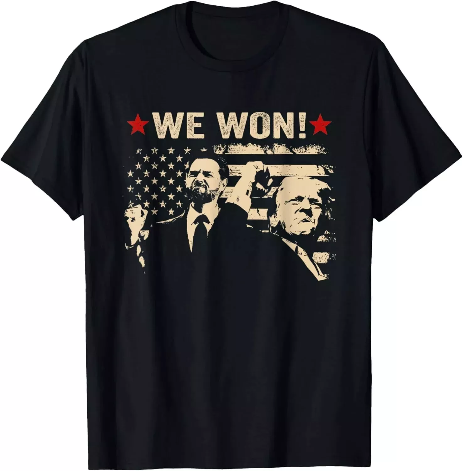 Trump We Won Wins Inauguration 47 US President 2025 Election TShirt