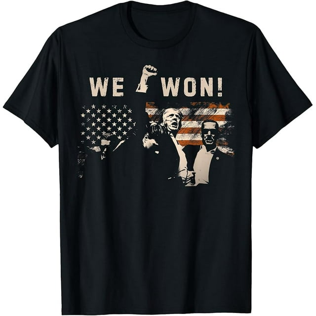 Trump We Won Wins Inauguration 47 US President 2025 Election TShirt