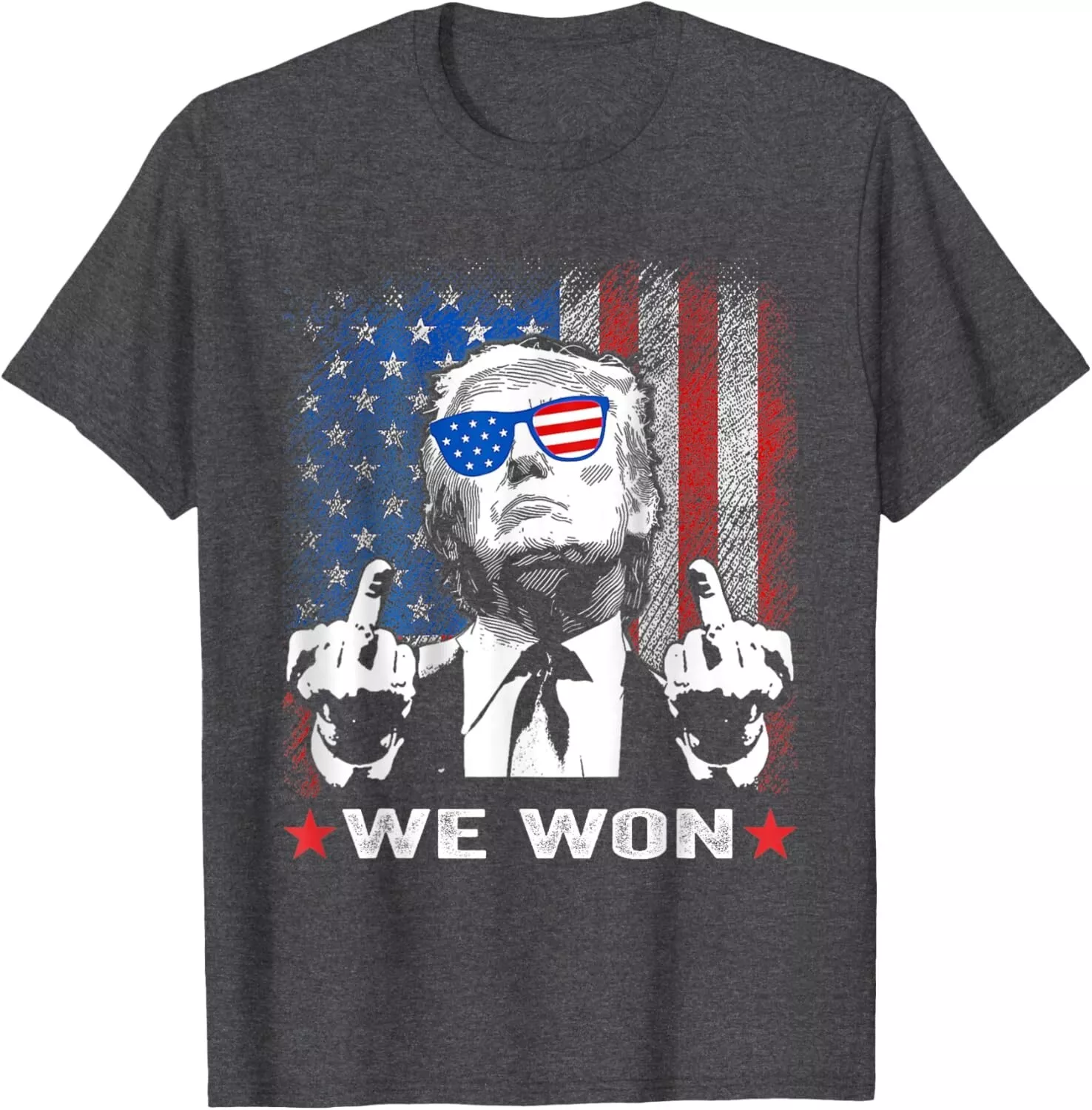 Trump We Won Wins Inauguration 47 US President 2025 Election Unisex T