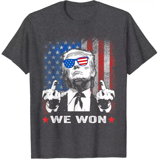 Trump We Won Wins Inauguration 47 US President 2025 Election Unisex T