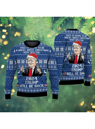 Trump Ugly Christmas Sweater