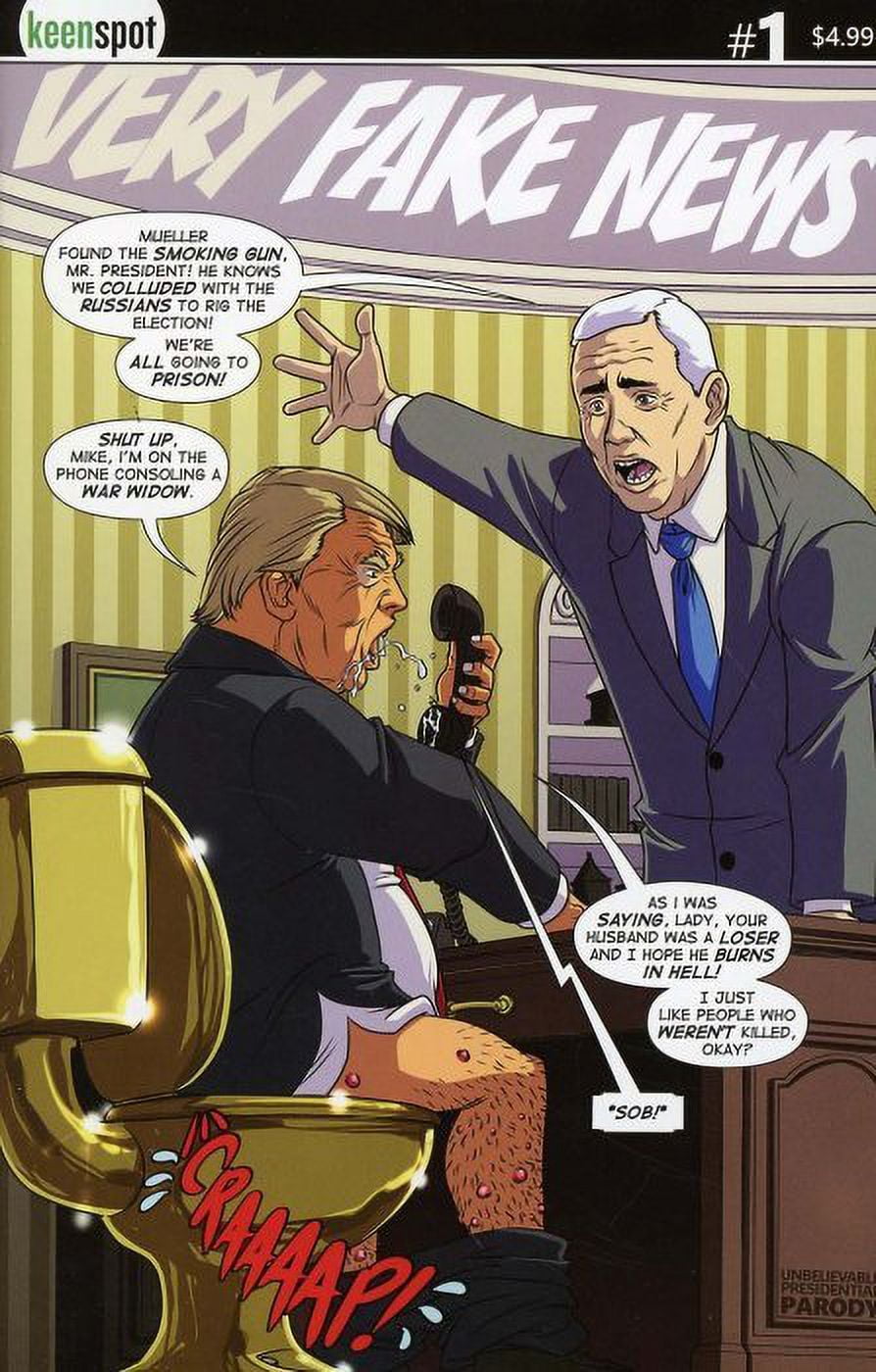 Trump's Titans vs. Fidget Spinners 1C VF ; Keenspot Comic